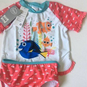 Disney Store Finding Nemo 2 pcs swimwear , bathers